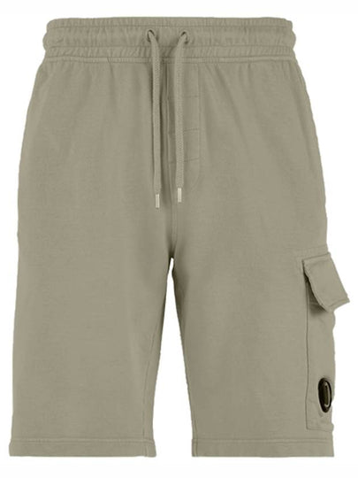 Men's Lens Patch Cargo Shorts Grey - CP COMPANY - BALAAN 2