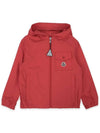 Kids EBO Wappen Patch Pocket Jacket Red 1A00089 54A91 45B 8 10A - MONCLER - BALAAN 3