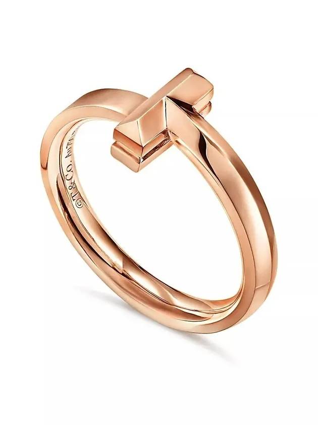 Tiffany T T1 Ring Rose Gold 67797213 - TIFFANY & CO. - BALAAN 1