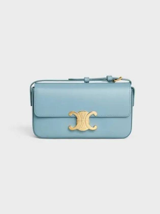 Shiny Calfskin Claude Shoulder Bag - CELINE - BALAAN