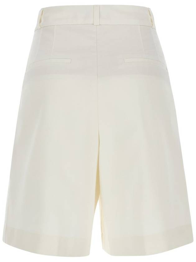 White Tailored Shorts In Wool Woman - ROHE - BALAAN 2