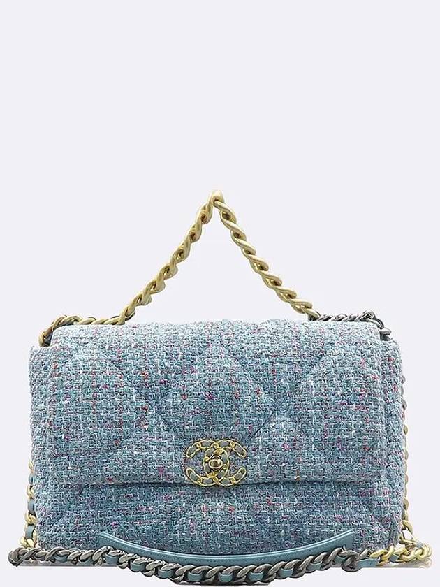 AS1161 Tweed Nineteen 19 Large Flap Shoulder Bag - CHANEL - BALAAN 2