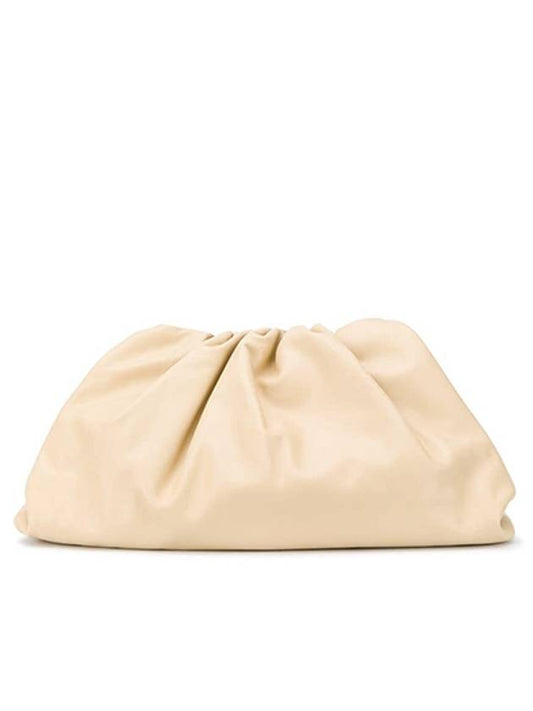 Nappa Pouch Dumpling Clutch Bag Beige - BOTTEGA VENETA - BALAAN 2