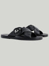 Interlocking G Slide Sandals Black - GUCCI - BALAAN 2