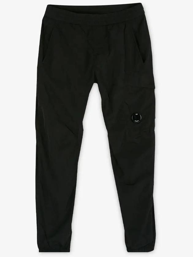 Lens Wappen Technical Cargo Track Pants Black - CP COMPANY - BALAAN 3