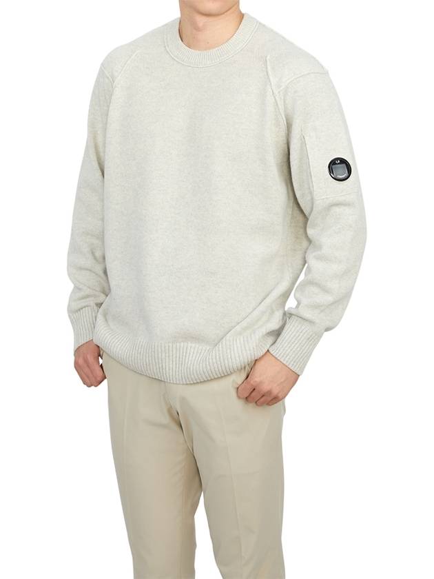 CP Company Lambswool GRS Crew Neck Knit Sweater 17CMKN047A 110149A M13 - CP COMPANY - BALAAN 5