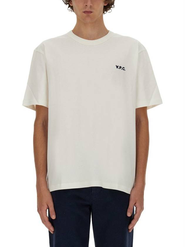 Boxy Petit VPC Short Sleeve T-Shirt White - A.P.C. - BALAAN 2