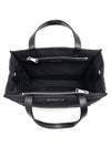 Triangle Logo Padded Tote Bag Black - PRADA - BALAAN 7