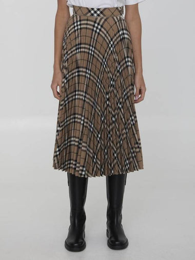 Check Pleated Skirt - BURBERRY - BALAAN 1