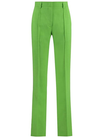 Msgm Flared Viscose Trousers - MSGM - BALAAN 2