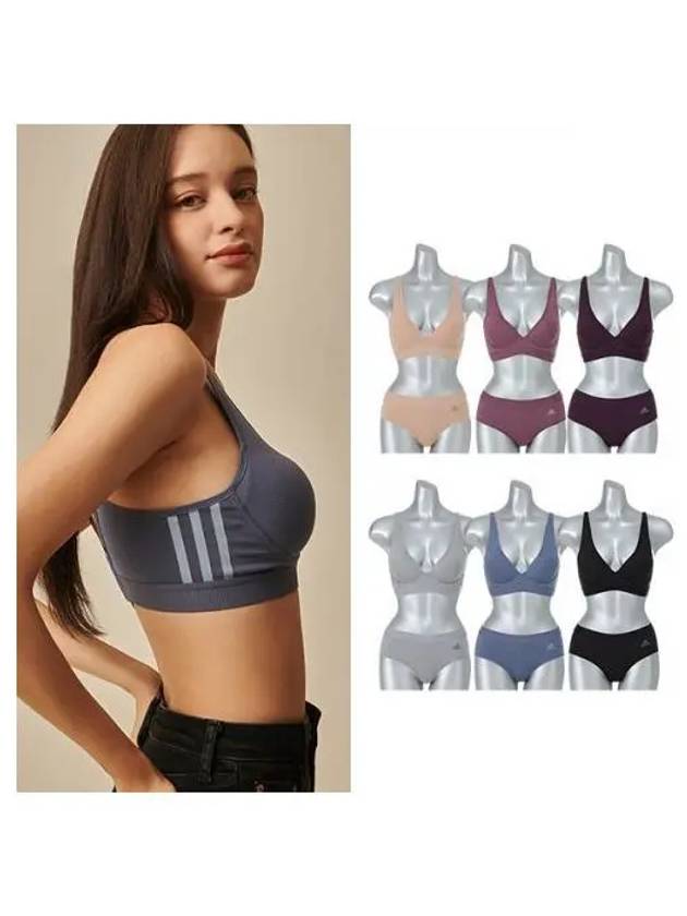 adidas UNDERWEAR performance women s 5th bra and panties 12 types package - ADIDAS - BALAAN 1