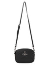 ORB logo Anna cross bag black - VIVIENNE WESTWOOD - BALAAN 7