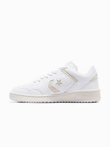 Weapon Leather Low Top Sneakers White - CONVERSE - BALAAN 1