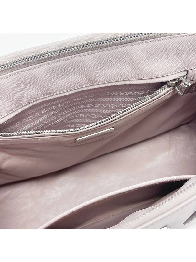 Indie Pink Saffiano Galleria Bag 4VPRB19609 - PRADA - BALAAN 8