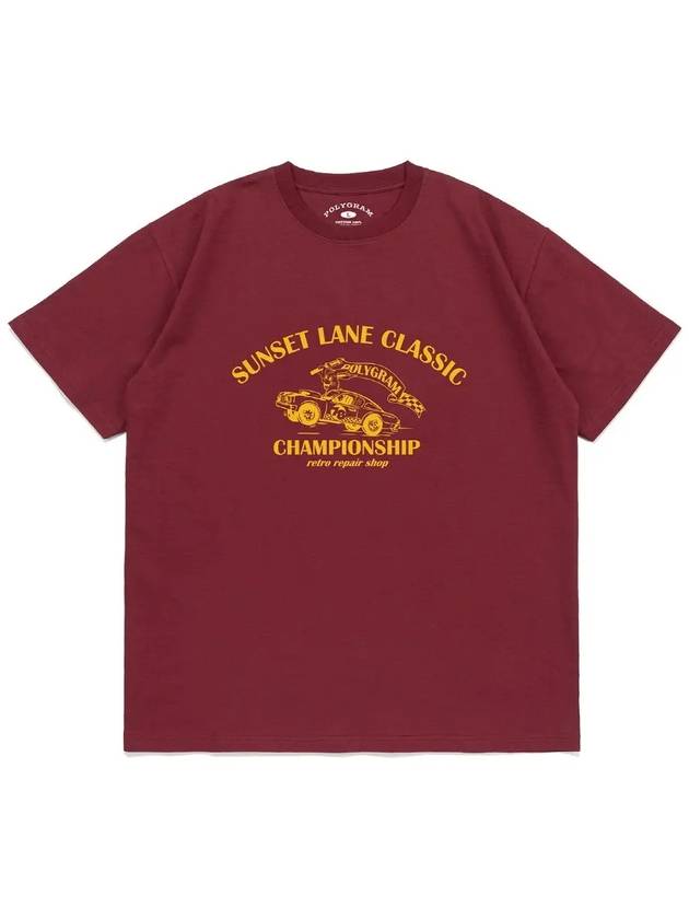 CHAMPION BUNNY T SHIRTS BURGUNDY - POLYGRAM - BALAAN 3