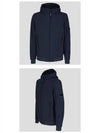 Men's Shell R Lens Wappen Hooded Jacket Navy - CP COMPANY - BALAAN.