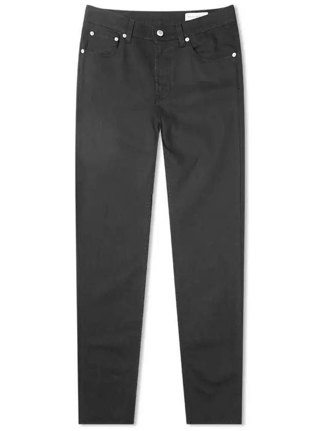 Embroidered Logo Slim Fit Denim Jeans Black - ALEXANDER MCQUEEN - BALAAN 3