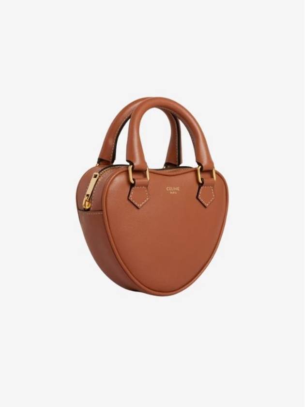 Heart Petite Cross Bag Tan Shell - CELINE - BALAAN 3