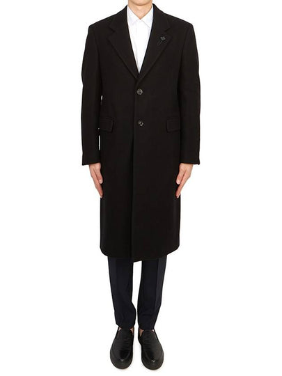 Men's Wool Single Coat Black - RVR LARDINI - BALAAN 2