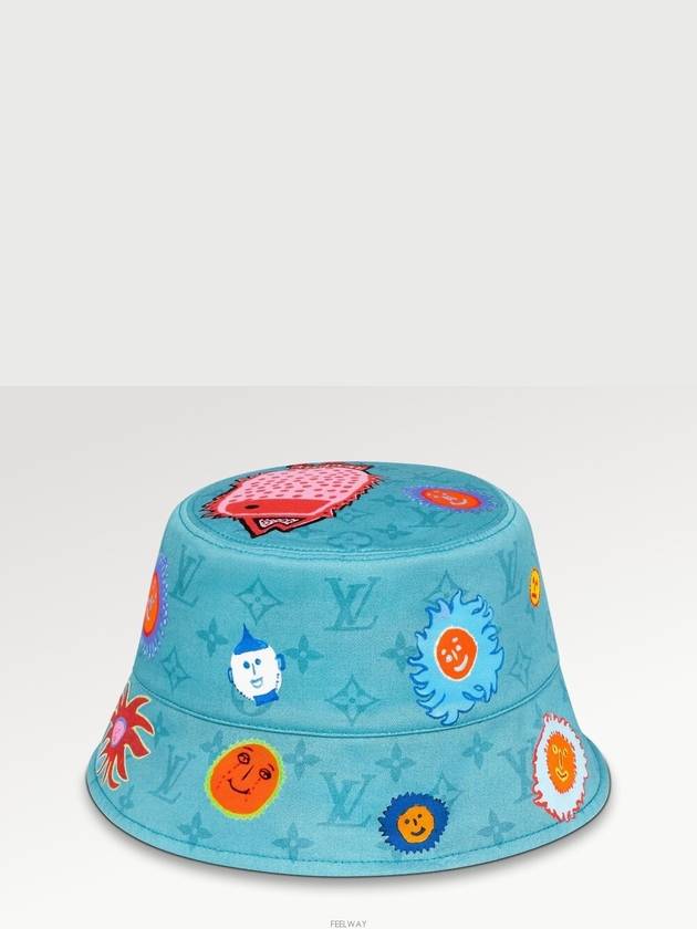 Reversible Face Bucket Hat Blue - LOUIS VUITTON - BALAAN 2