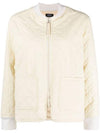 Elea Quilting Zip-Up Jacket Cream - A.P.C. - BALAAN 2