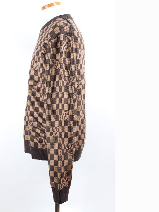 Damier crew neck knit L - LOUIS VUITTON - BALAAN 3