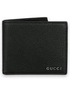 Men's Logo Half Wallet Black - GUCCI - BALAAN 3