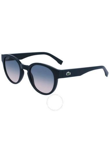 Lacoste Blue Gradient Oval Ladies Sunglasses L6000S 300 51 - LACOSTE - BALAAN 1