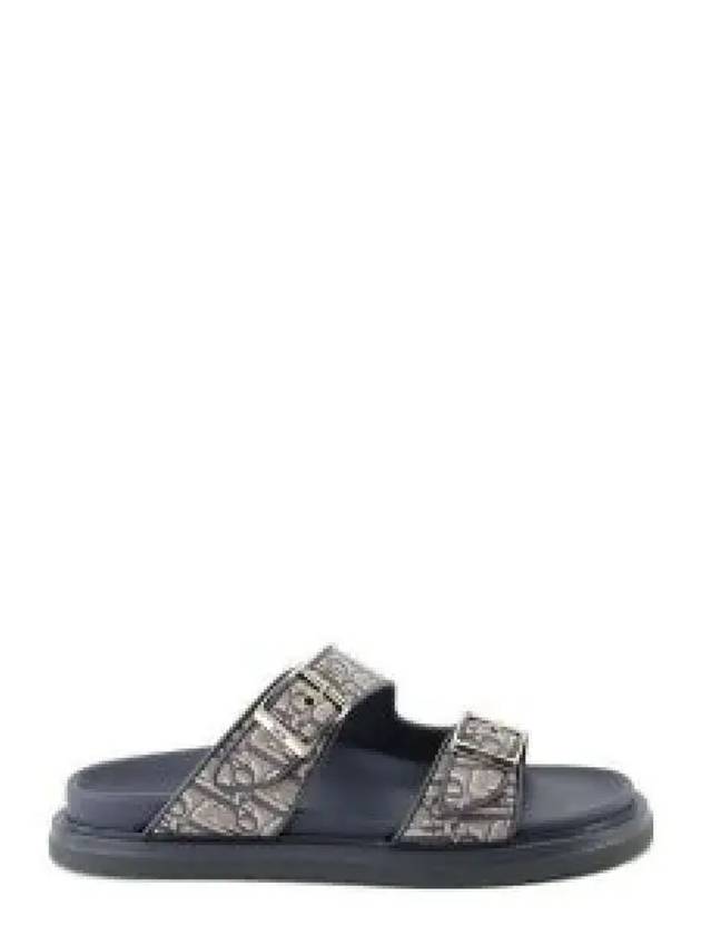 Aqua Oblique Jacquard Sandals Blue - DIOR - BALAAN 2