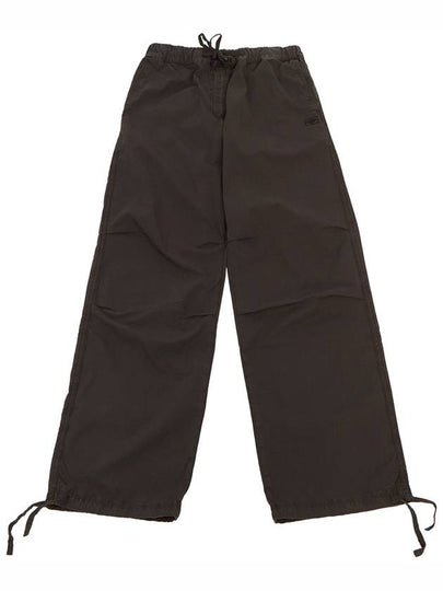 Drawstring Washed Cotton Track Pants Phantom - GANNI - BALAAN 2