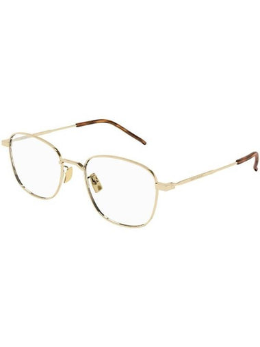 Eyewear Square Eyeglasses Gold - SAINT LAURENT - BALAAN 1