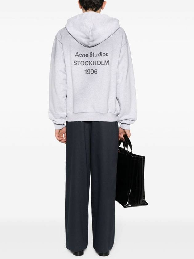 Logo Print Hoodie Grey - ACNE STUDIOS - BALAAN 3