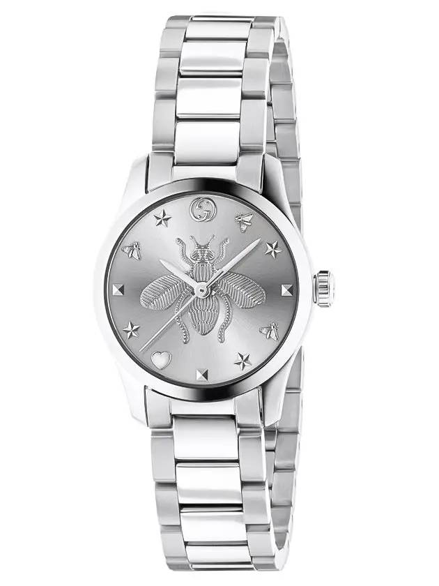 G-Timeless Silver-Tone Dial Quartz Watch - GUCCI - BALAAN 3