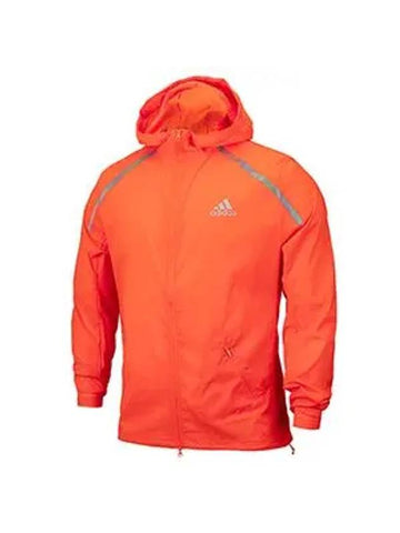 Marathon Hooded Jacket Orange - ADIDAS - BALAAN 1