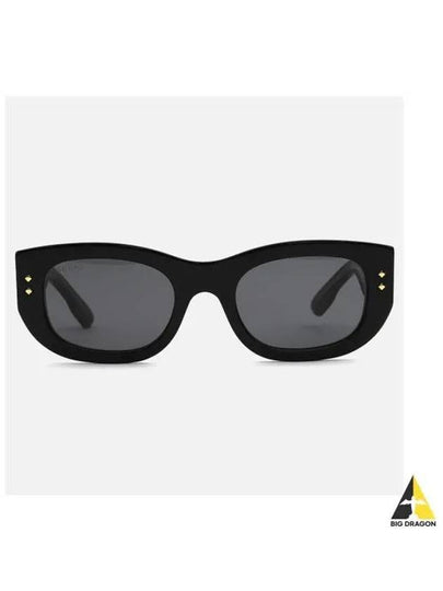 Rectangle Acetate Sunglasses Black - GUCCI - BALAAN 2