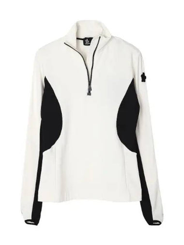 Half zip up base top long sleeve T shirt - MONCLER - BALAAN 1