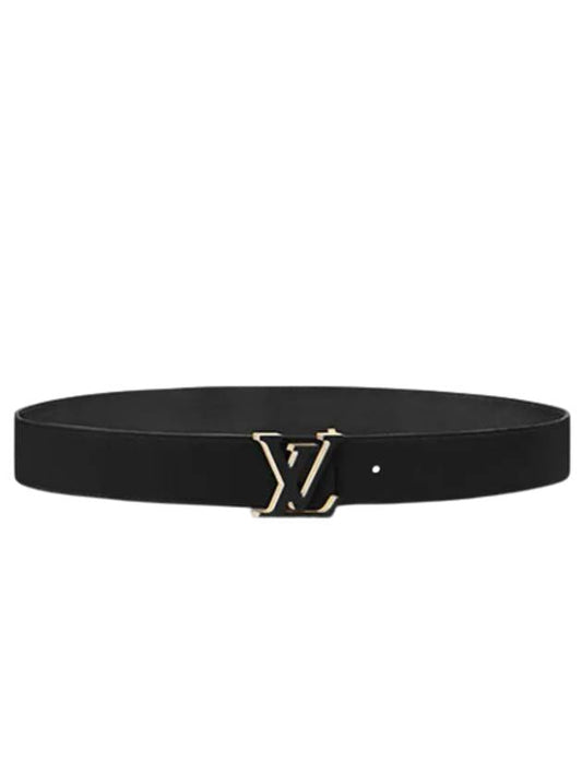 LV Optic Reversible Leather Belt Black - LOUIS VUITTON - BALAAN 1