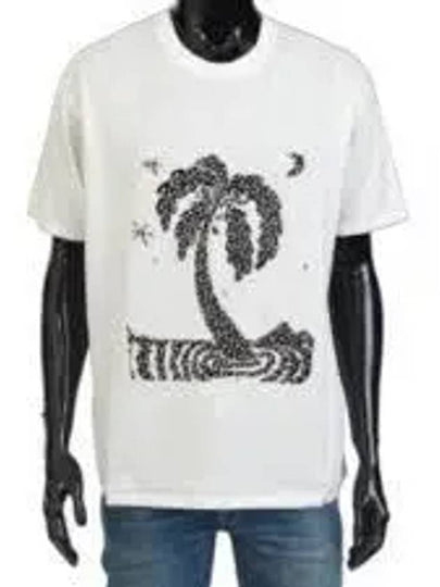 Lost Paradise Short Sleeve T-Shirt White - CELINE - BALAAN 2