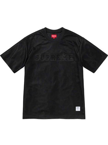 Men's Dazzle Mesh Short Sleeve Shirt Black - SUPREME - BALAAN 1