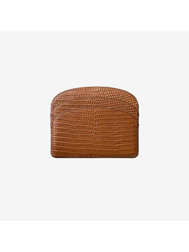 Demi Lune Half Moon Card Wallet Brown - A.P.C. - BALAAN 4