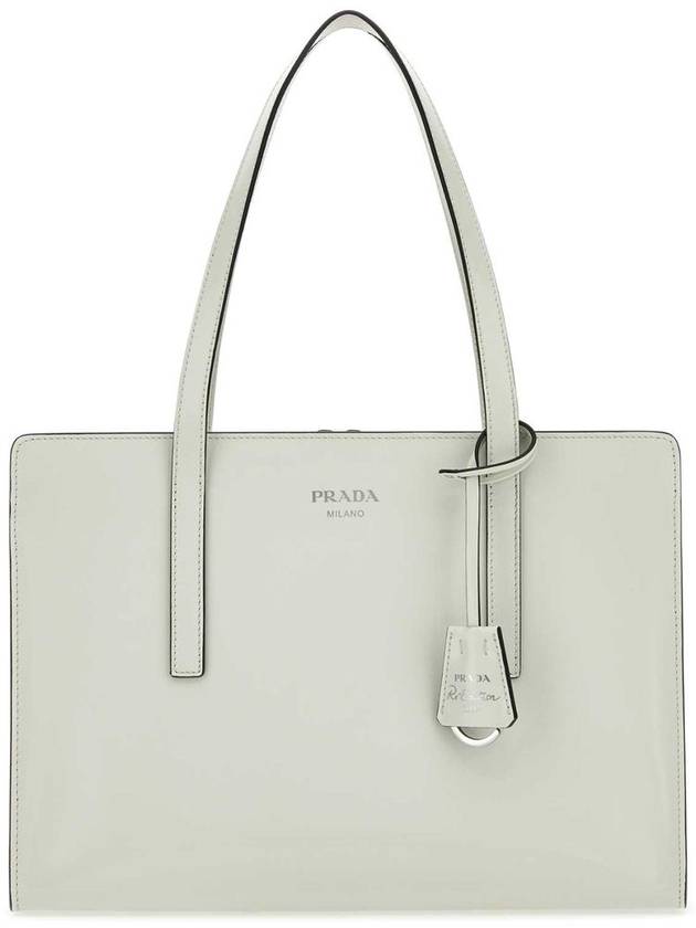 Re-Edition 1995 Brushed Leather Medium Handbag White - PRADA - BALAAN 2