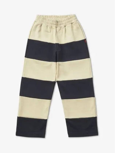 Striped Sweatpants Beige Midnight Blue CRTWMJER0017136 - SUNNEI - BALAAN 1