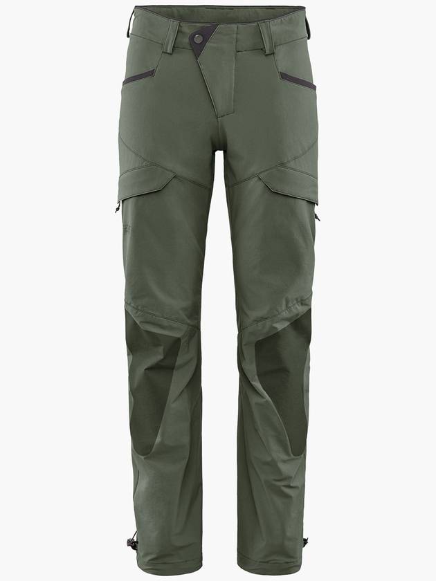 Women's Misty 2.0 Wind Stretch Straight Pants Dark Dusty Green - KLATTERMUSEN - BALAAN 2