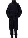 Coat CO1073LF504BK999 Black - LEMAIRE - BALAAN 3