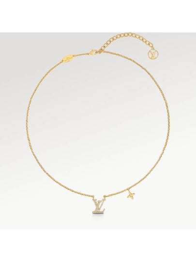 LV Iconic Crystal Necklace Gold - LOUIS VUITTON - BALAAN 2