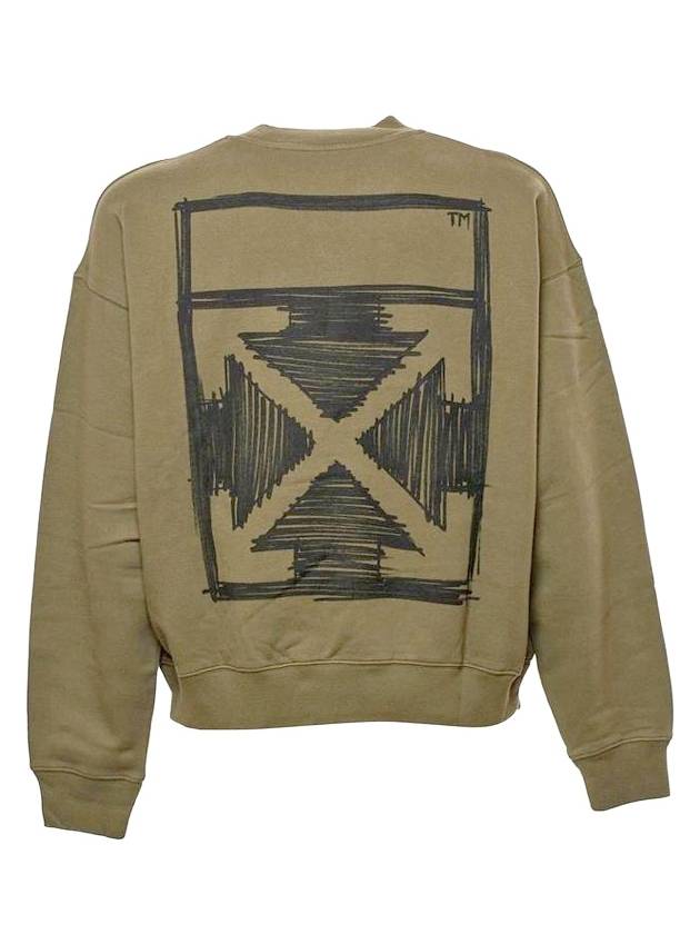 Negative Mark Sweatshirt Green - OFF WHITE - BALAAN 1