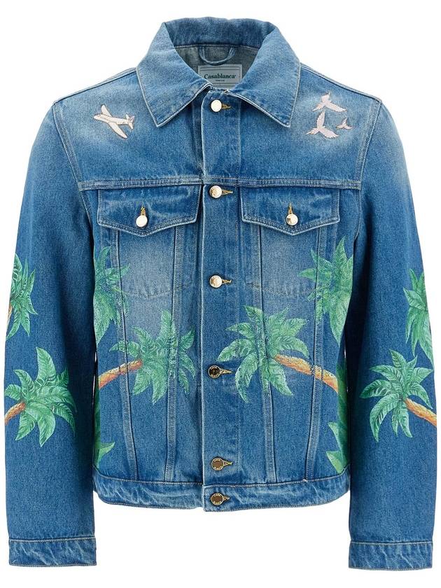 denim tennis club jacket - CASABLANCA - BALAAN 1