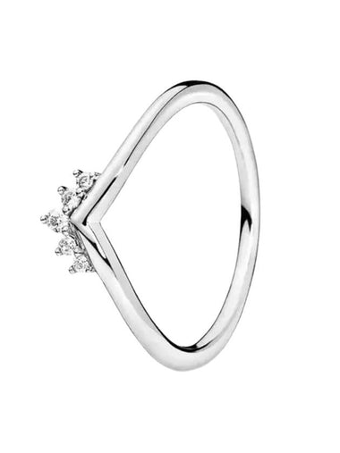 Tiara Wishbone Ring Silver - PANDORA - BALAAN 1