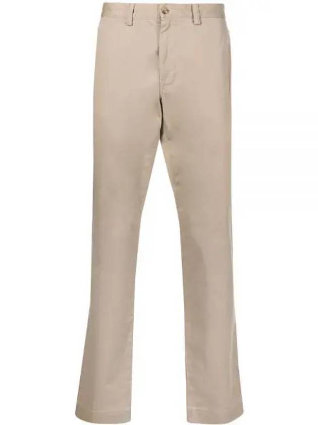 Logo Slim Fit Straight Pants Beige - POLO RALPH LAUREN - BALAAN 2