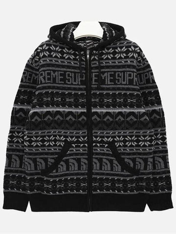 FW22SK1 BLACK zipup hooded jacket - SUPREME - BALAAN 1